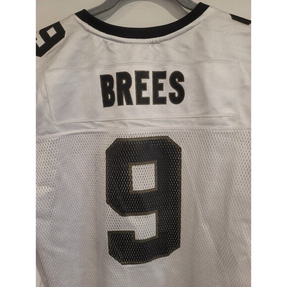 Women's L New Orleans Saints #9 Drew Brees NFL On Field  Jersey 21x25” - Picture 9 of 10